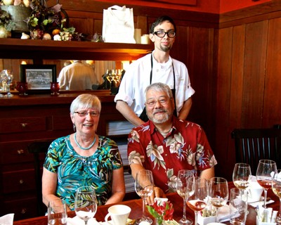 Taste Chef David Fujimura with his parents Jean and Bob Fujimura